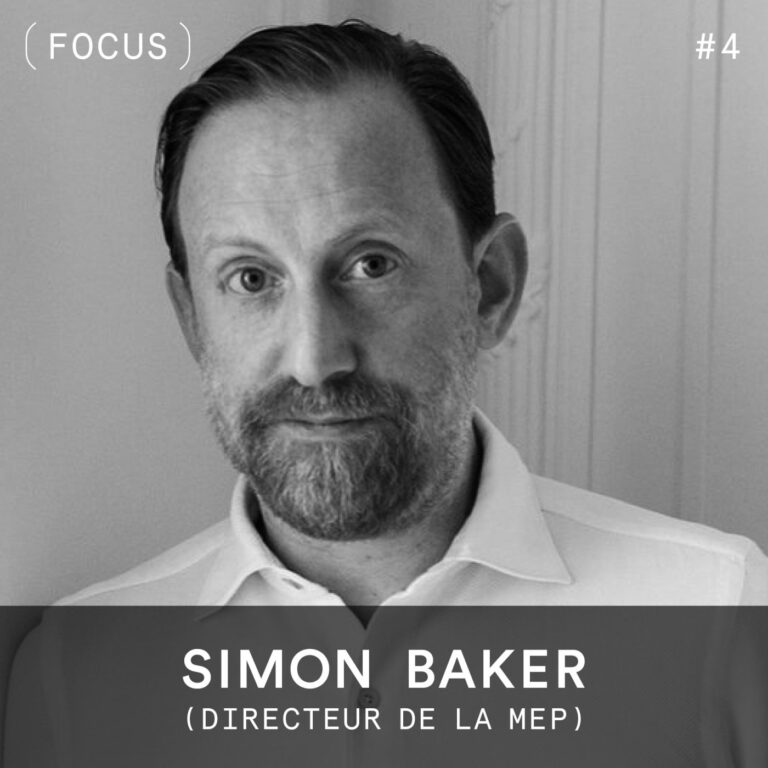 Portrait de Simon Baker, directeur de la Maison Européenne de la Photographie (MEP) à Paris