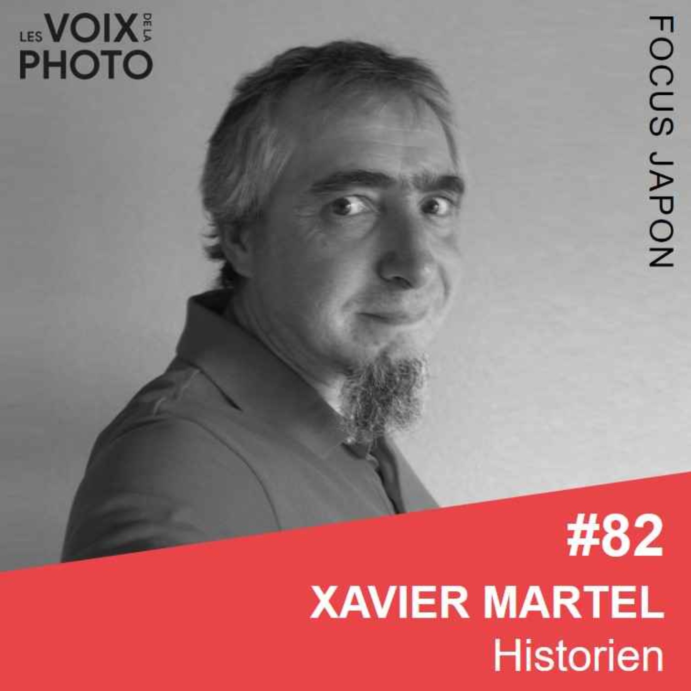 Portrait de Xavier Martel, historien spécialiste de la photographie japonaise