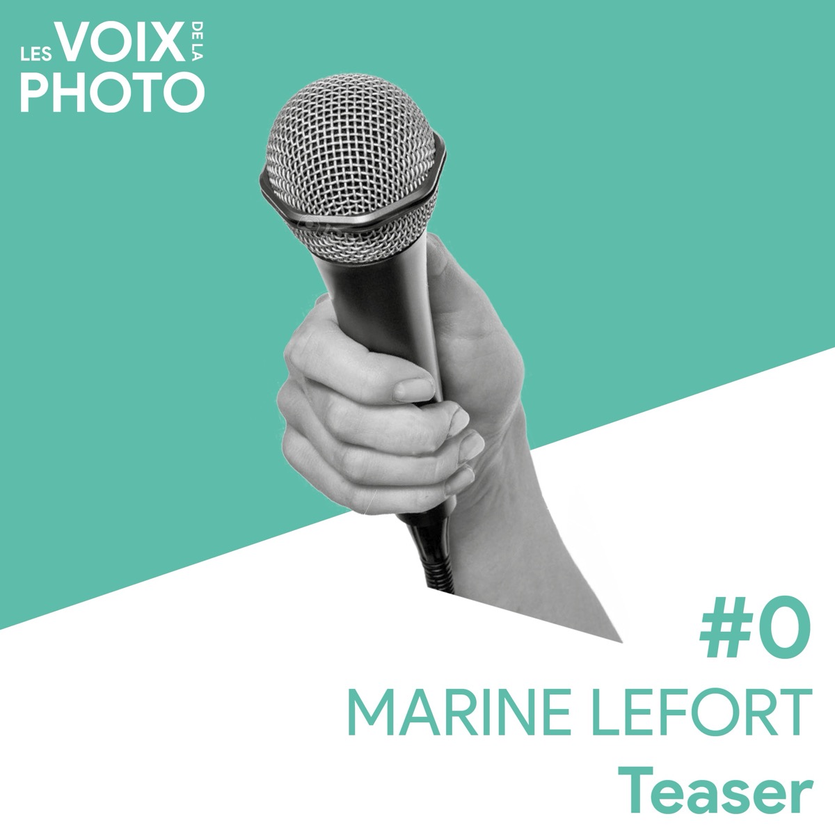 Logo du podcast Les Voix de la Photo, animé par Marine Lefort