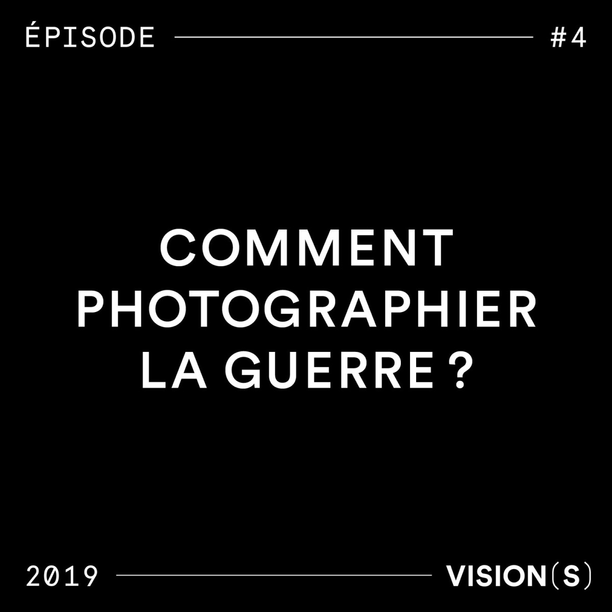Les photographes Sandra Calligaro et Edouard Elias discutent du photoreportage de guerre dans le podcast Vision(s)