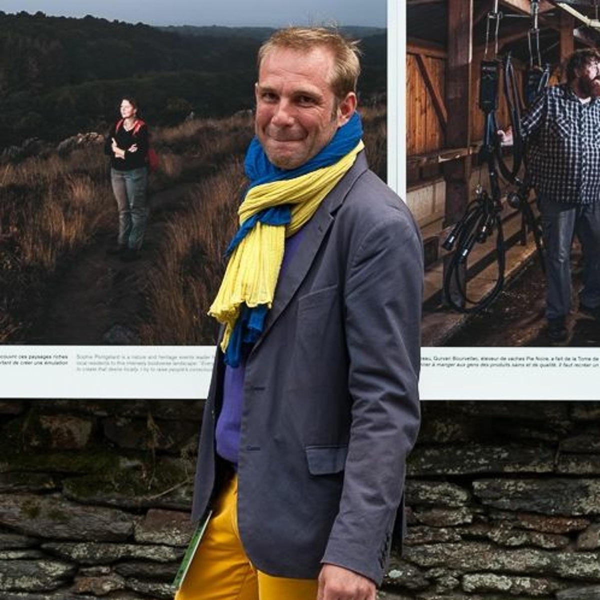 Portrait du photographe Eric Garault, invité pour son travail sur les sentinelles du Morbihan.