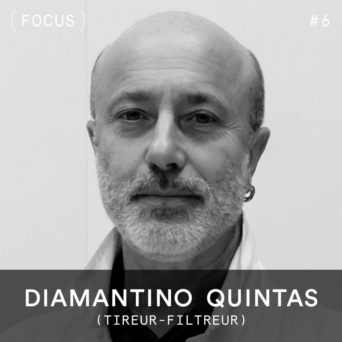 Portrait de Diamantino Quintas, tireur-filtreur et invité du podcast Vision(s)