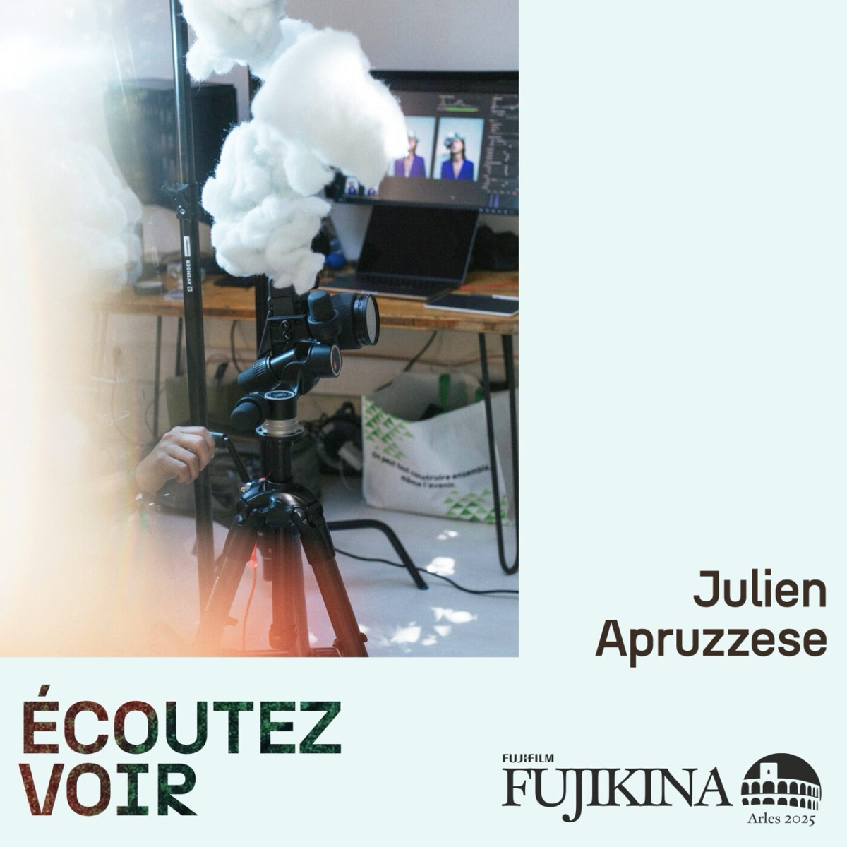Julien Apruzzese, créateur d'images en "live"