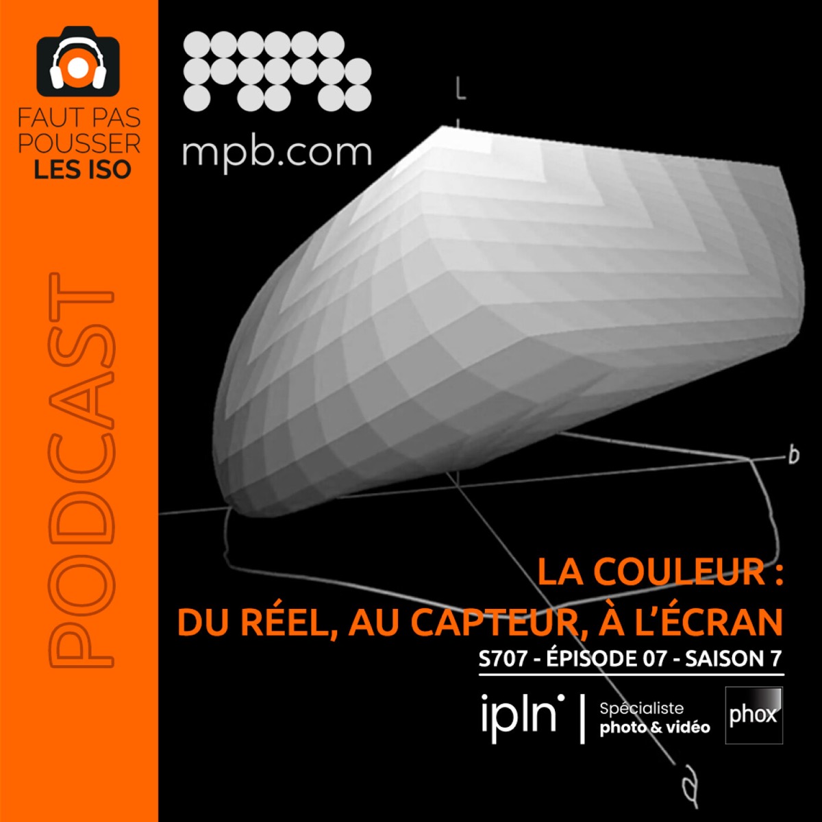 S707 - La couleur : du réel, au capteur, à l'écran, podcast Faut Pas Pousser Les ISO